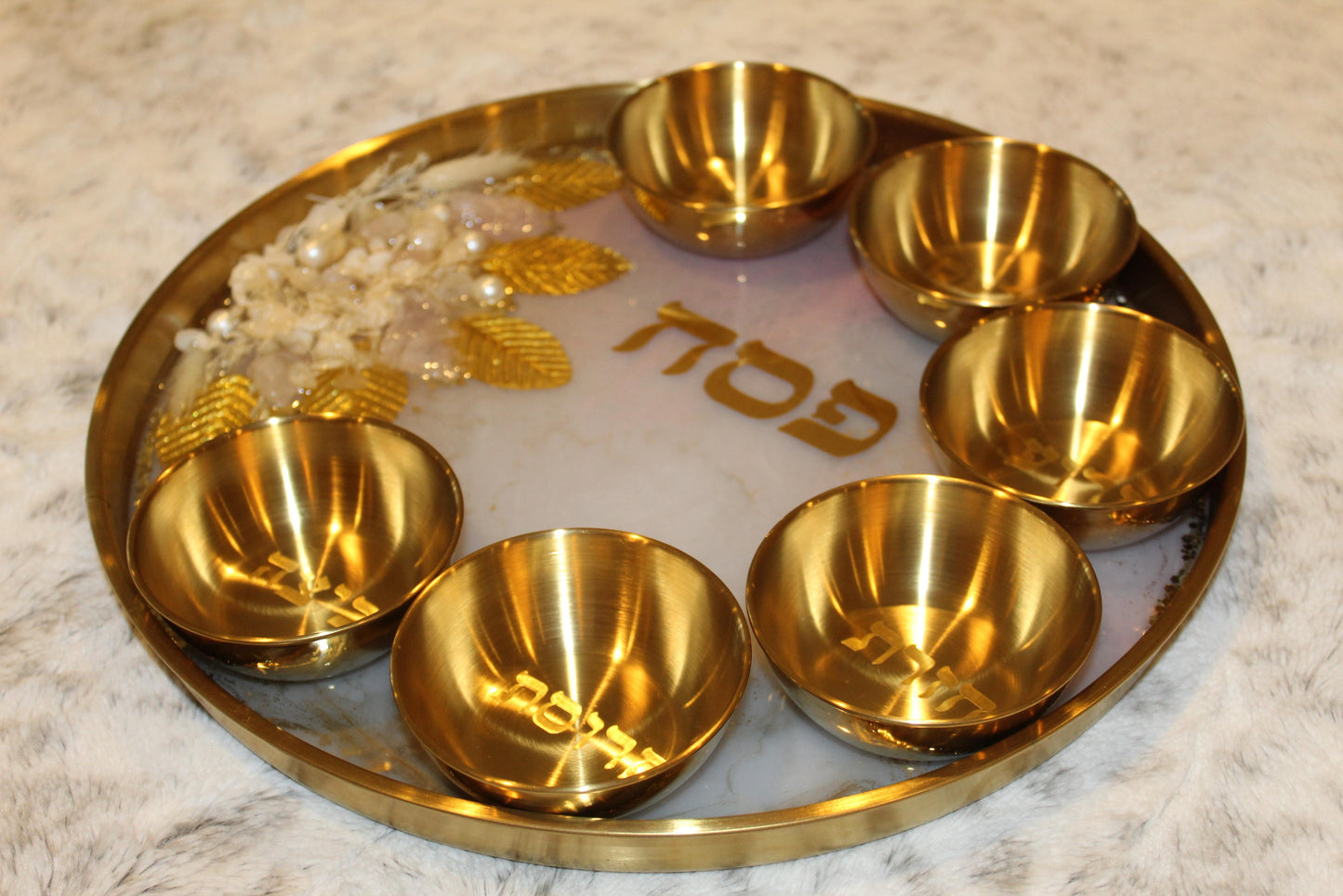 Petals of Pesach Plate